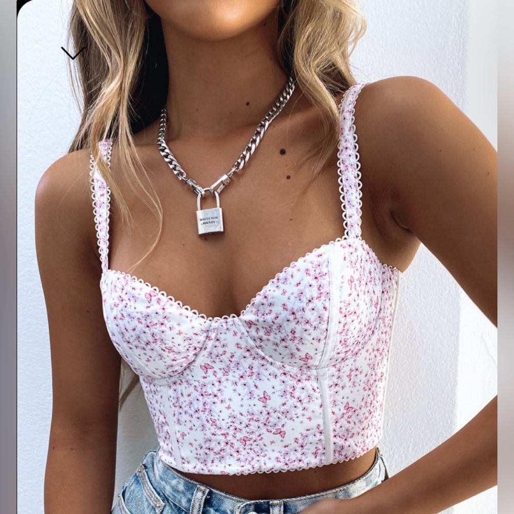 White Fox Boutique Weekend Bustier Top